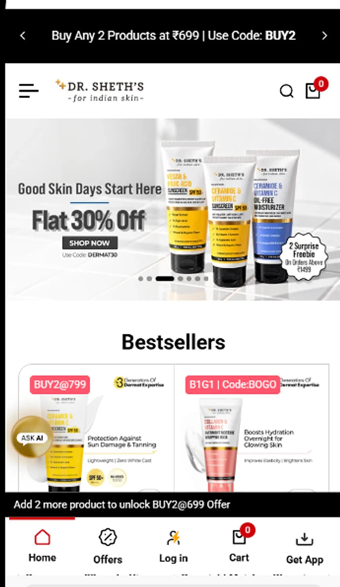 Dr. Sheth’s Shopify store
