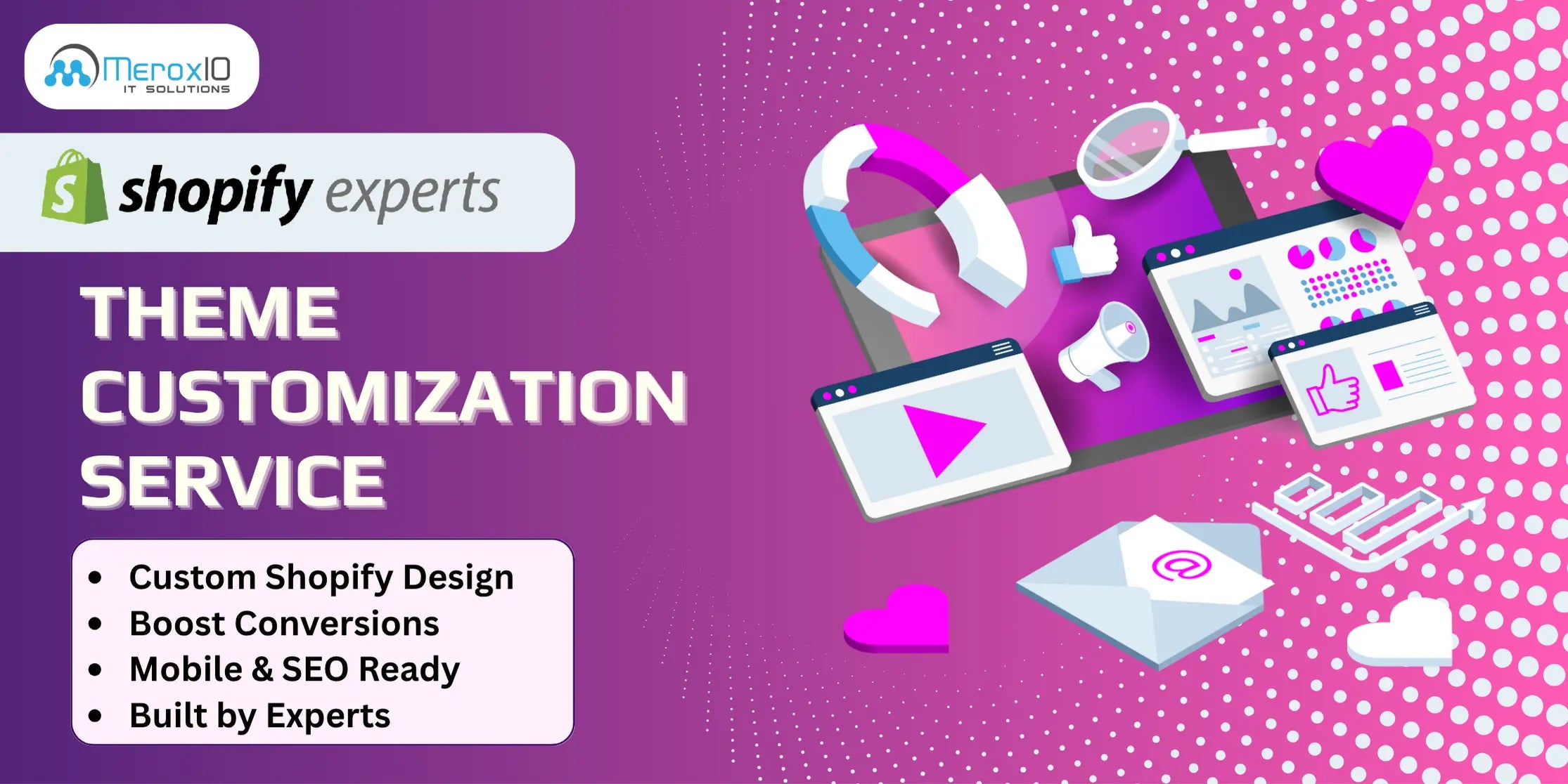 Customisation Web Shop Custom Shopify Store Design & Theme Customization – MeroxIO